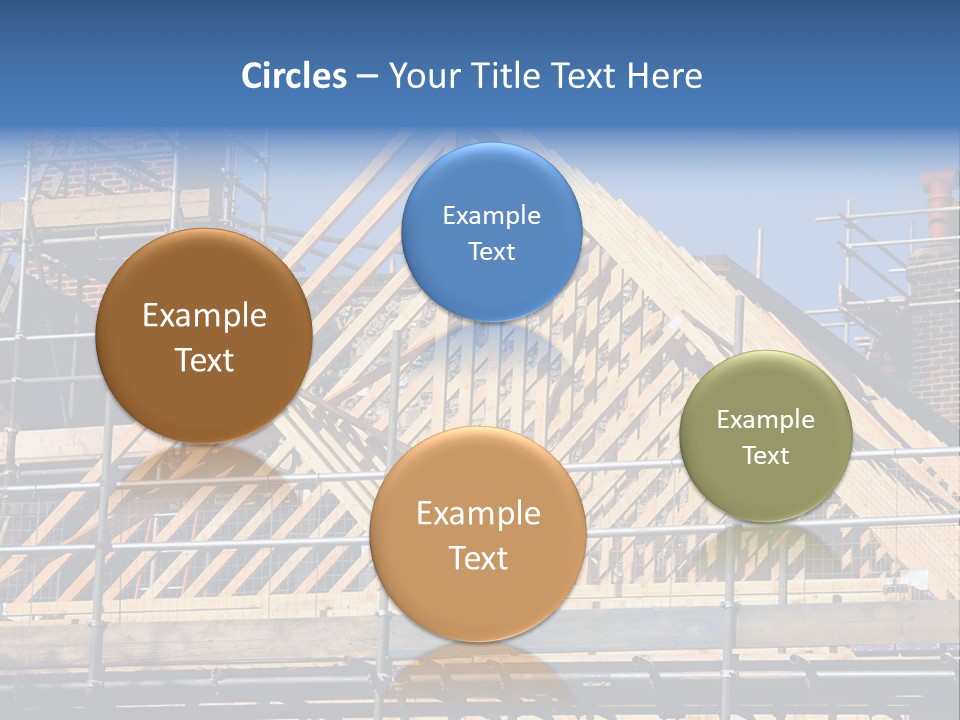 House Roof Construction PowerPoint Template