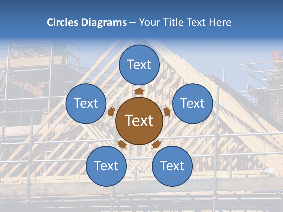 House Roof Construction PowerPoint Template