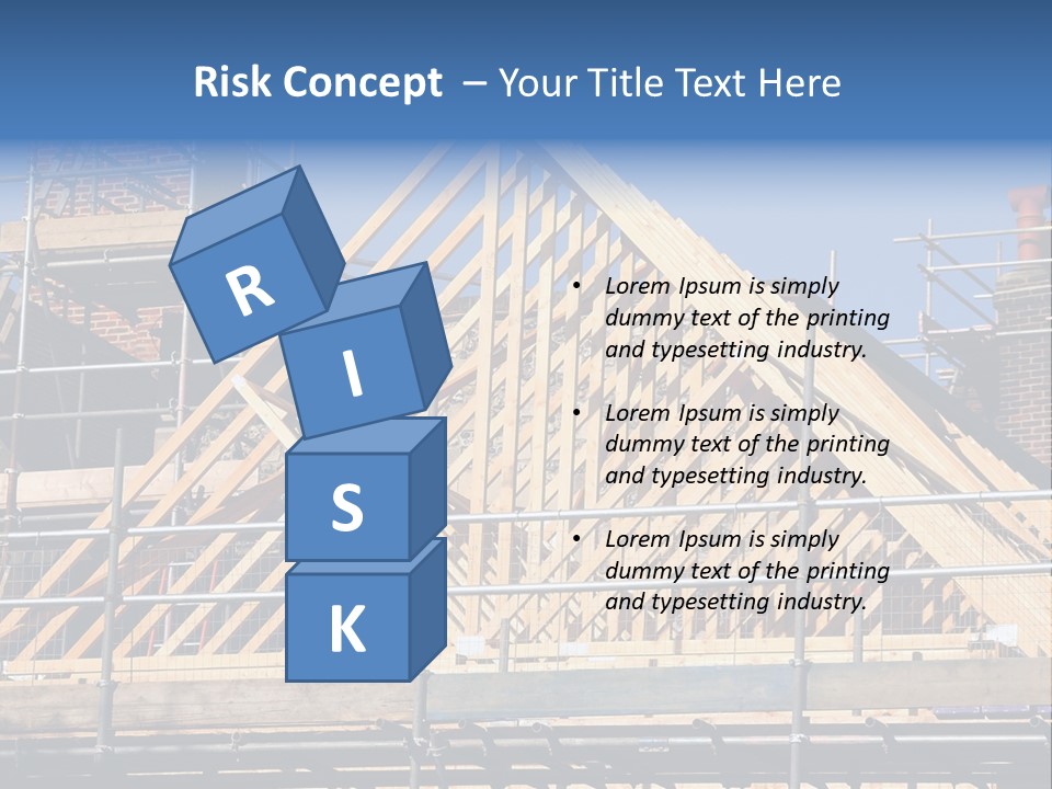 House Roof Construction PowerPoint Template