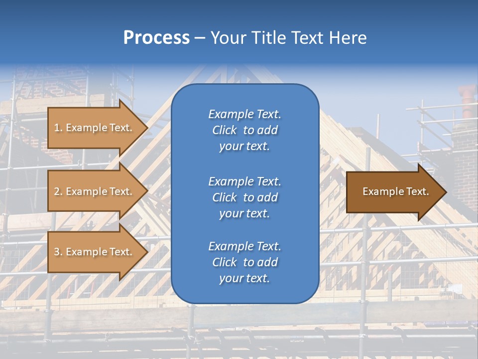 House Roof Construction PowerPoint Template