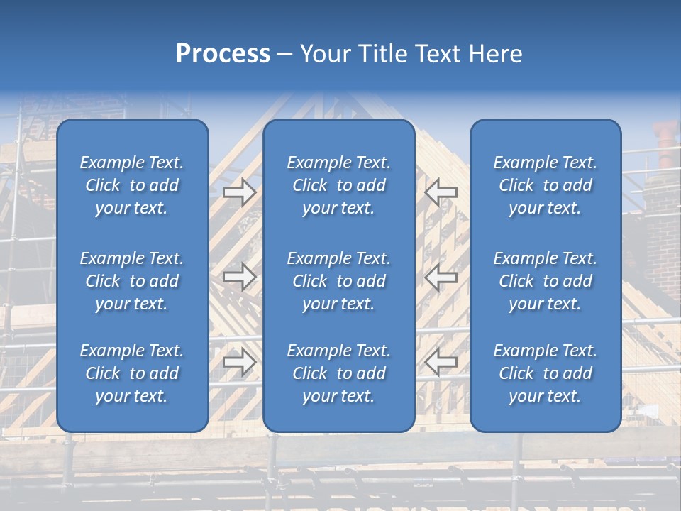 House Roof Construction PowerPoint Template
