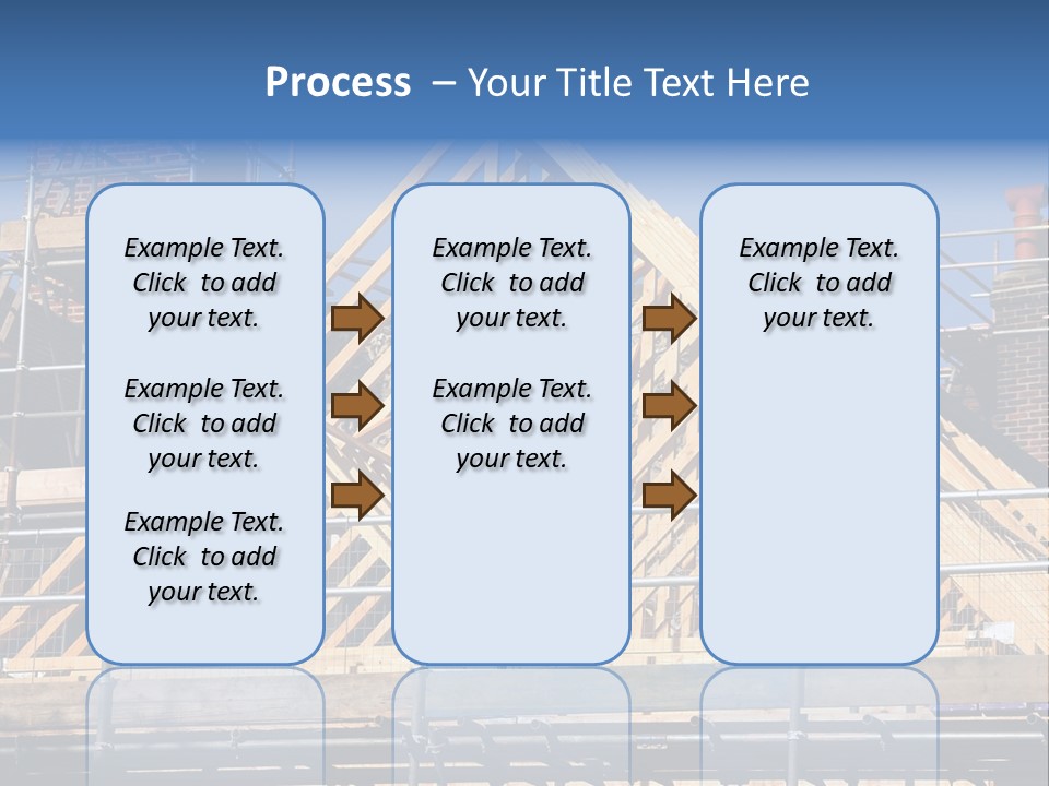 House Roof Construction PowerPoint Template