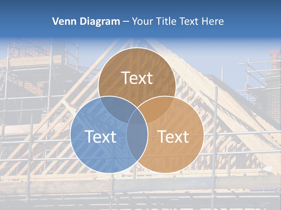 House Roof Construction PowerPoint Template