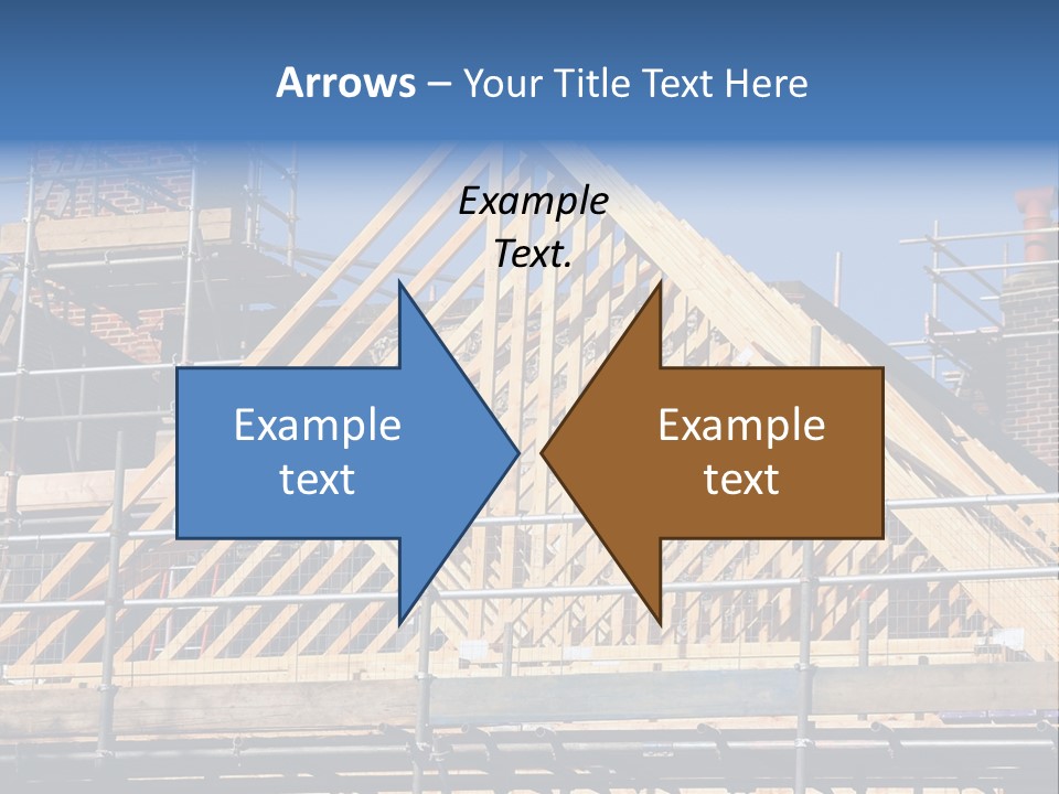 House Roof Construction PowerPoint Template