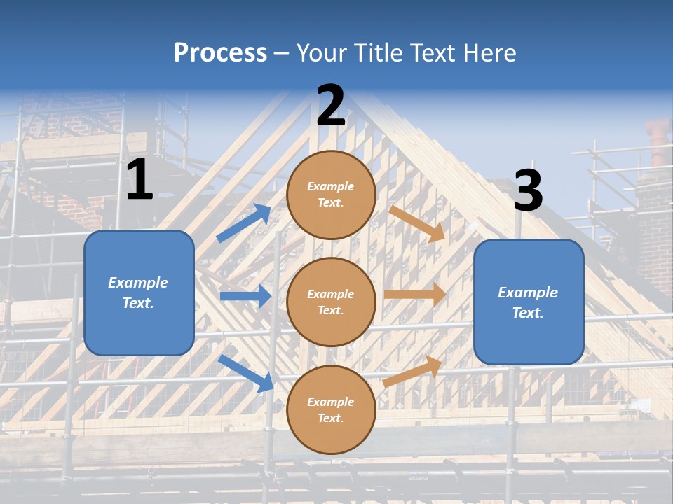 House Roof Construction PowerPoint Template