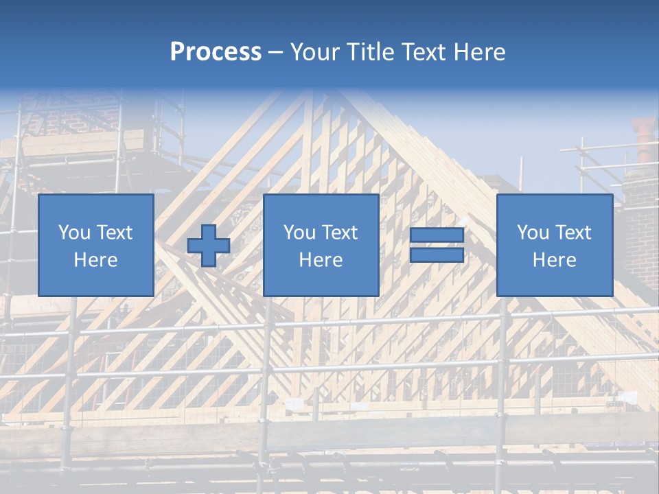 House Roof Construction PowerPoint Template