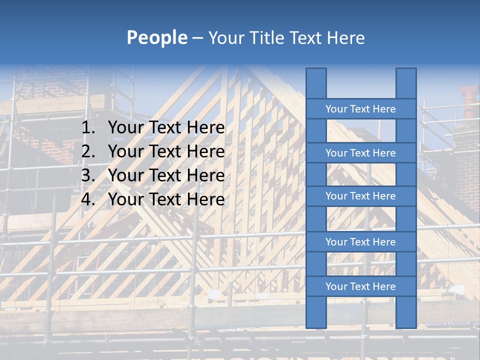 House Roof Construction PowerPoint Template