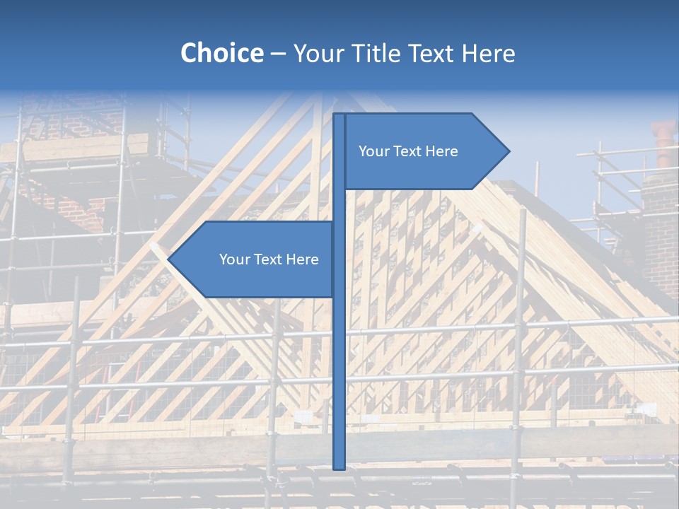House Roof Construction PowerPoint Template