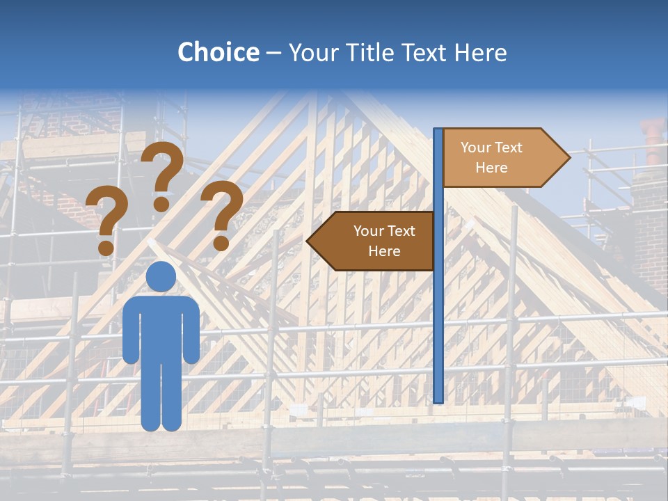 House Roof Construction PowerPoint Template