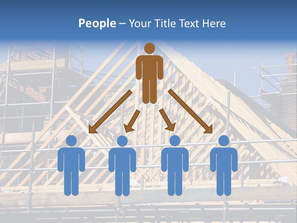 House Roof Construction PowerPoint Template