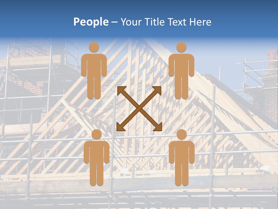 House Roof Construction PowerPoint Template