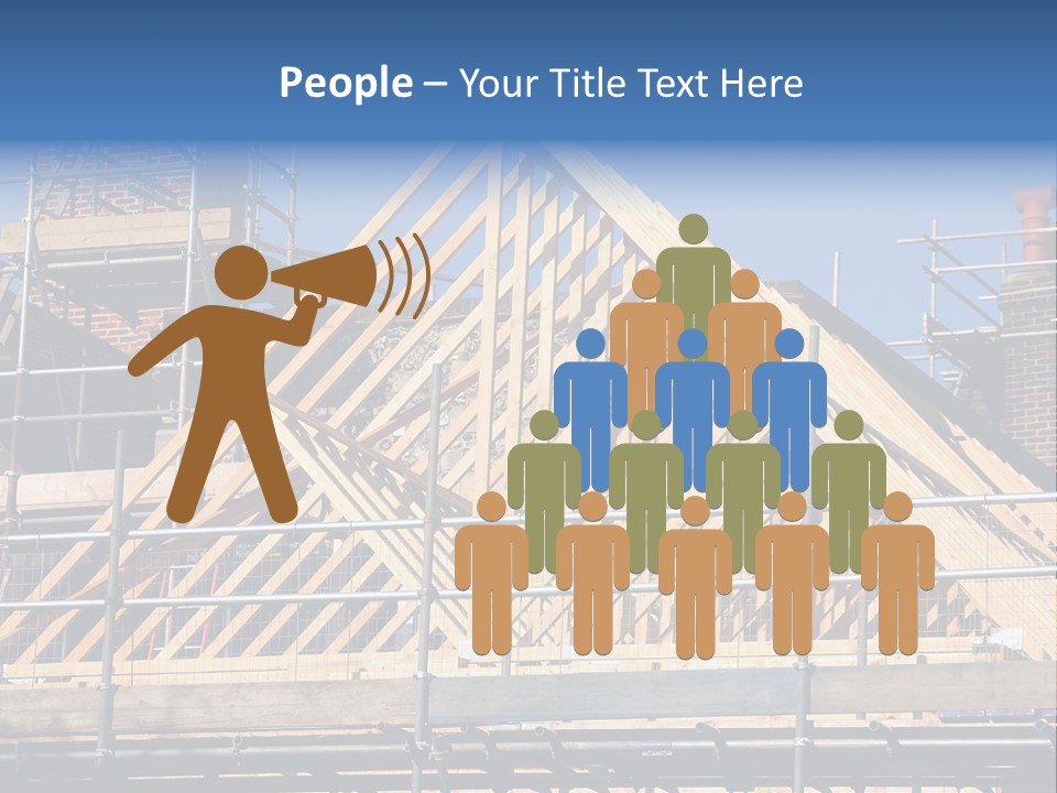 House Roof Construction PowerPoint Template