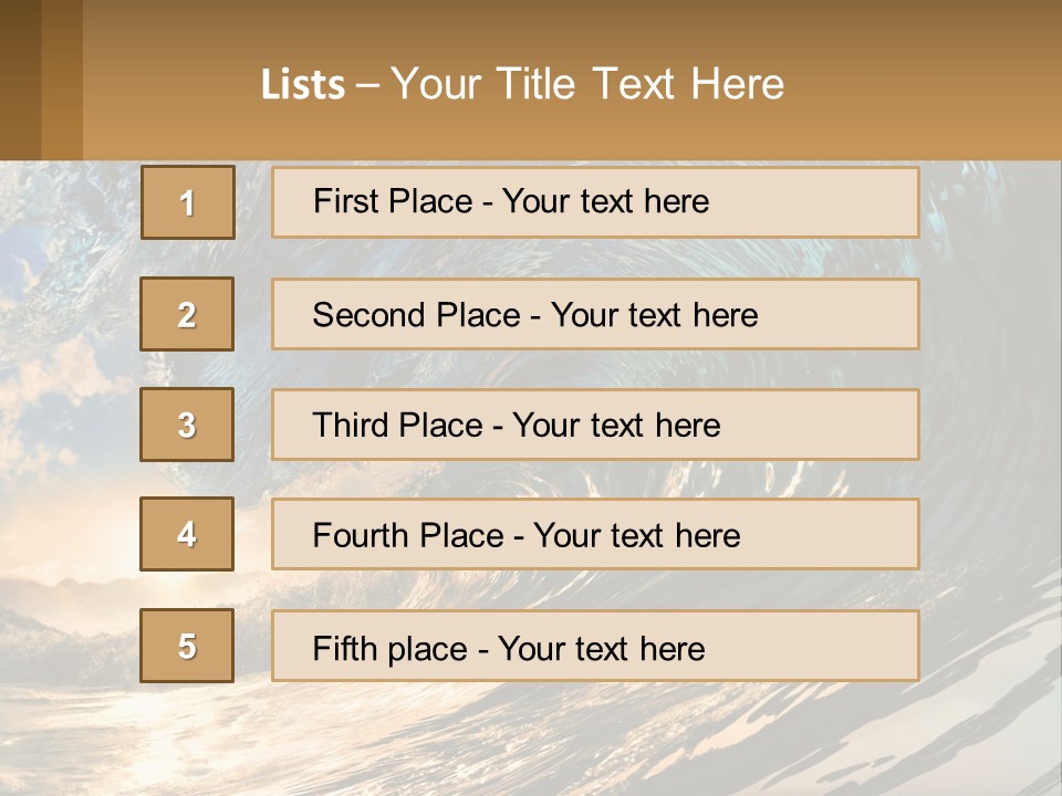 Wave PowerPoint Template