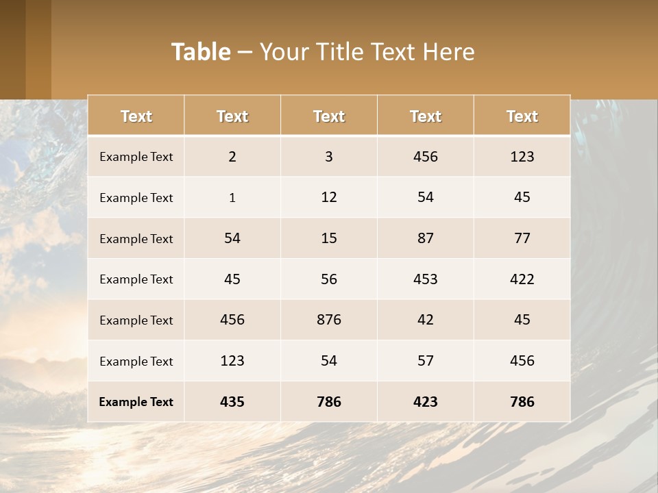 Wave PowerPoint Template