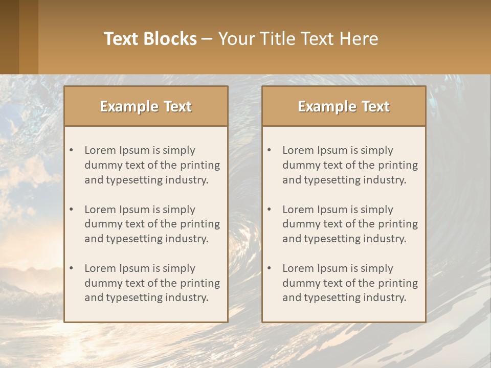 Wave PowerPoint Template