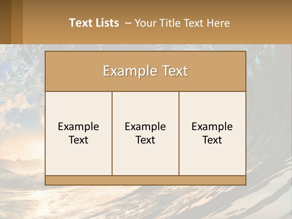 Wave PowerPoint Template