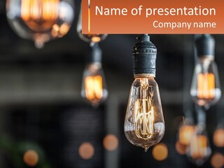 Interior Lamps PowerPoint Template