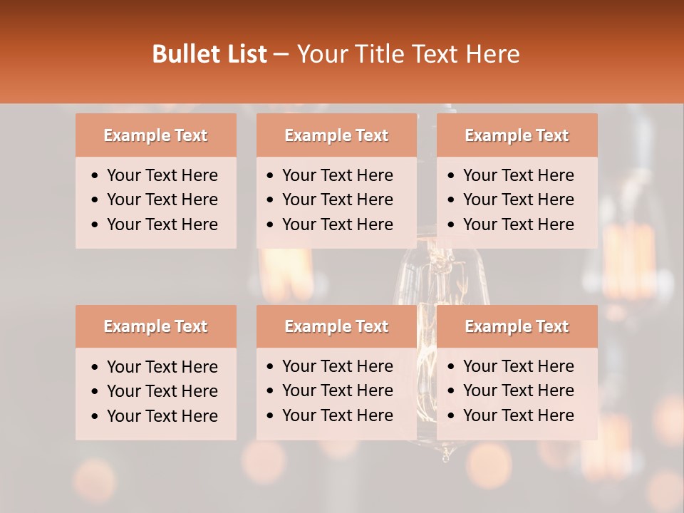 Interior Lamps PowerPoint Template