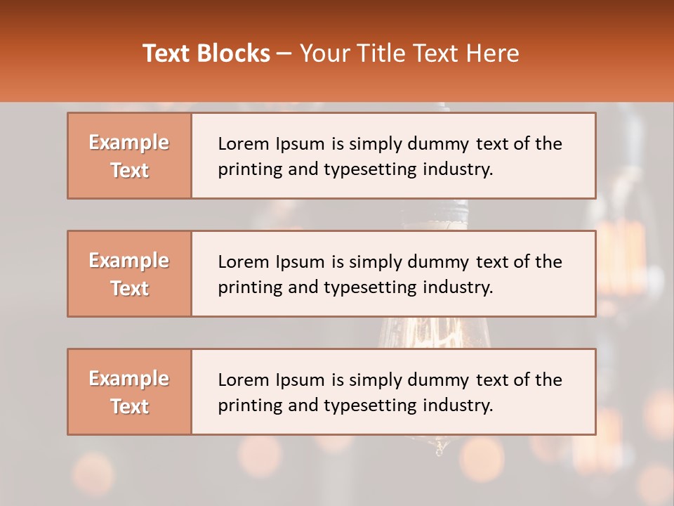 Interior Lamps PowerPoint Template