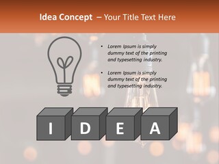 Interior Lamps PowerPoint Template