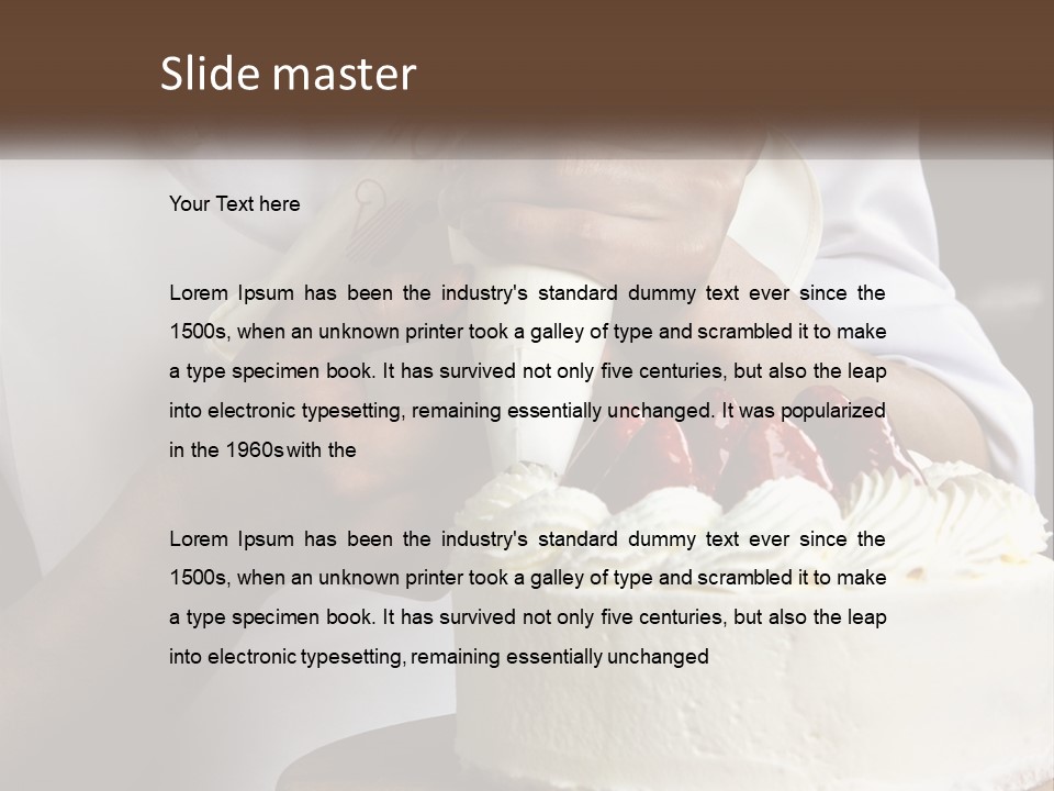 Cake Preparation PowerPoint Template