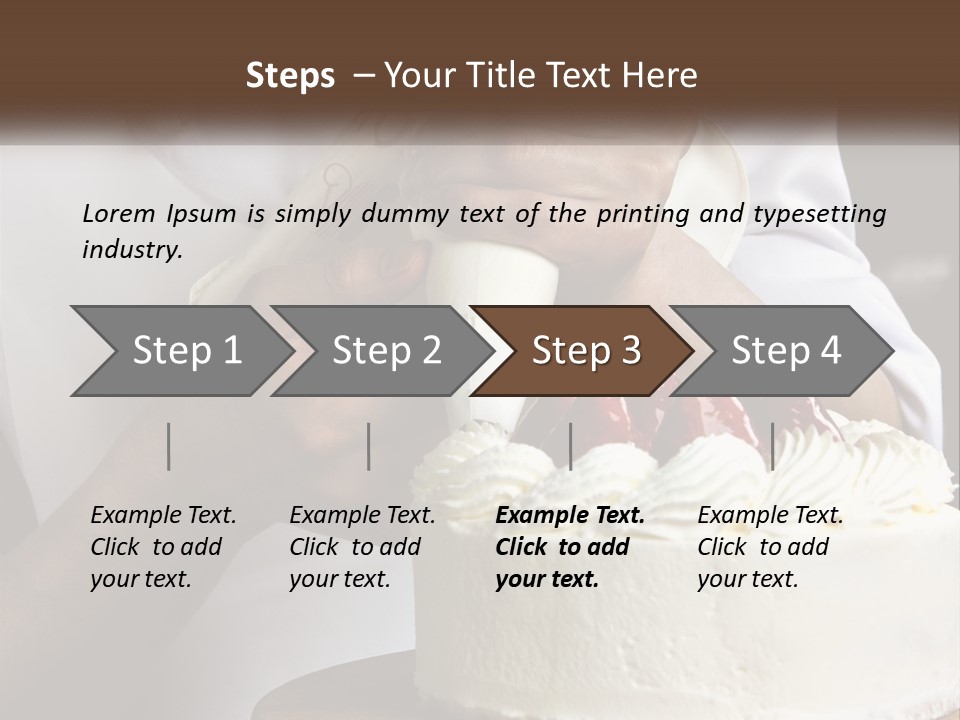 Cake Preparation PowerPoint Template