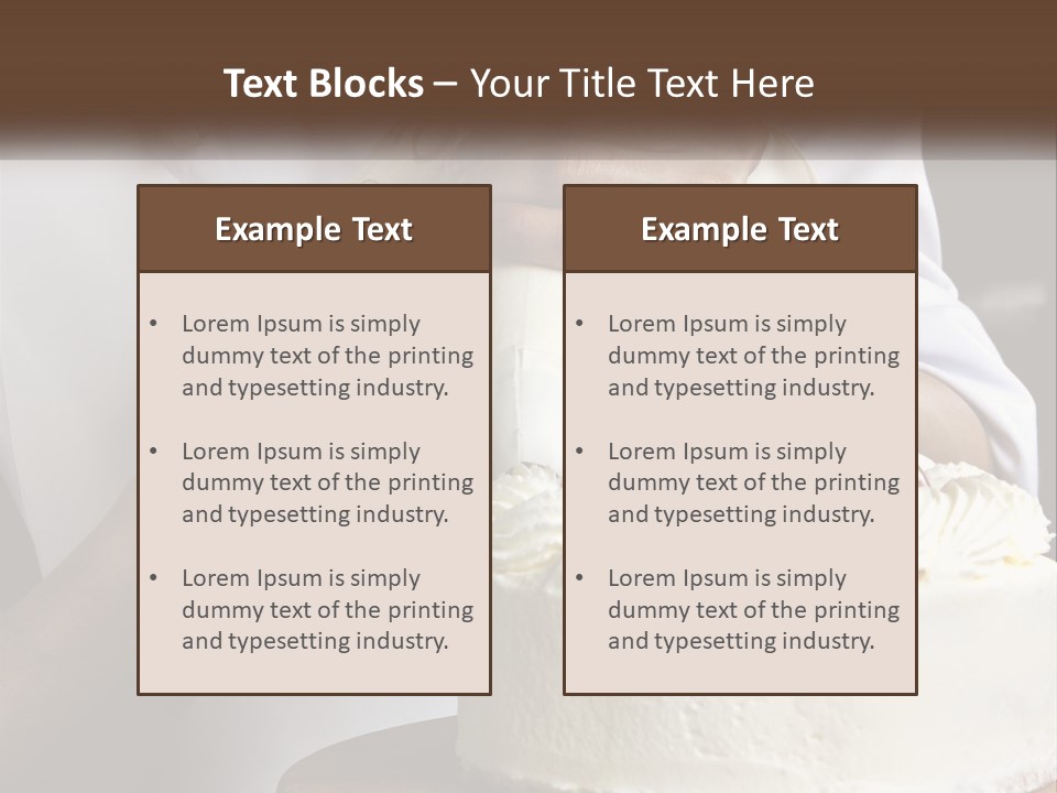 Cake Preparation PowerPoint Template