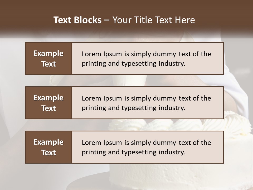 Cake Preparation PowerPoint Template