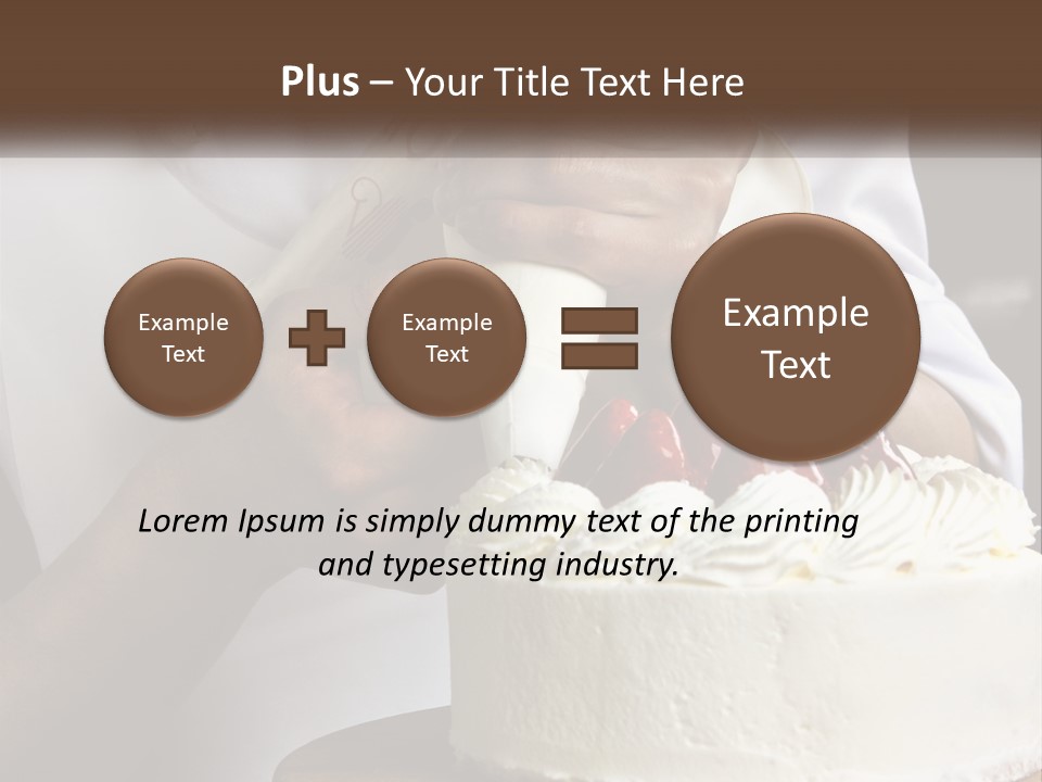 Cake Preparation PowerPoint Template