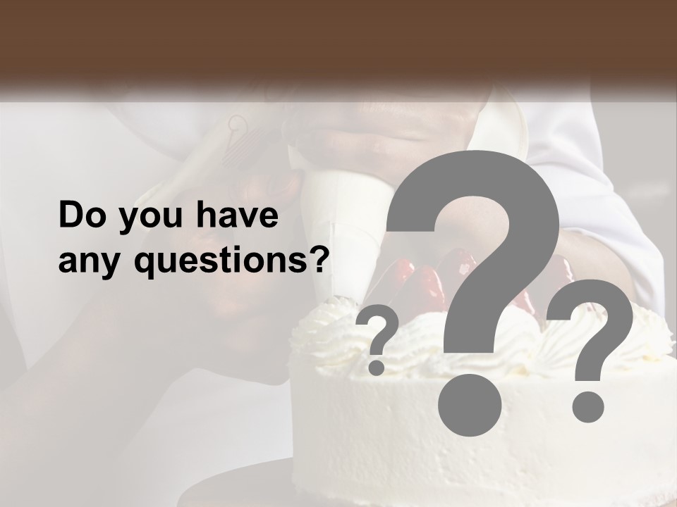 Cake Preparation PowerPoint Template