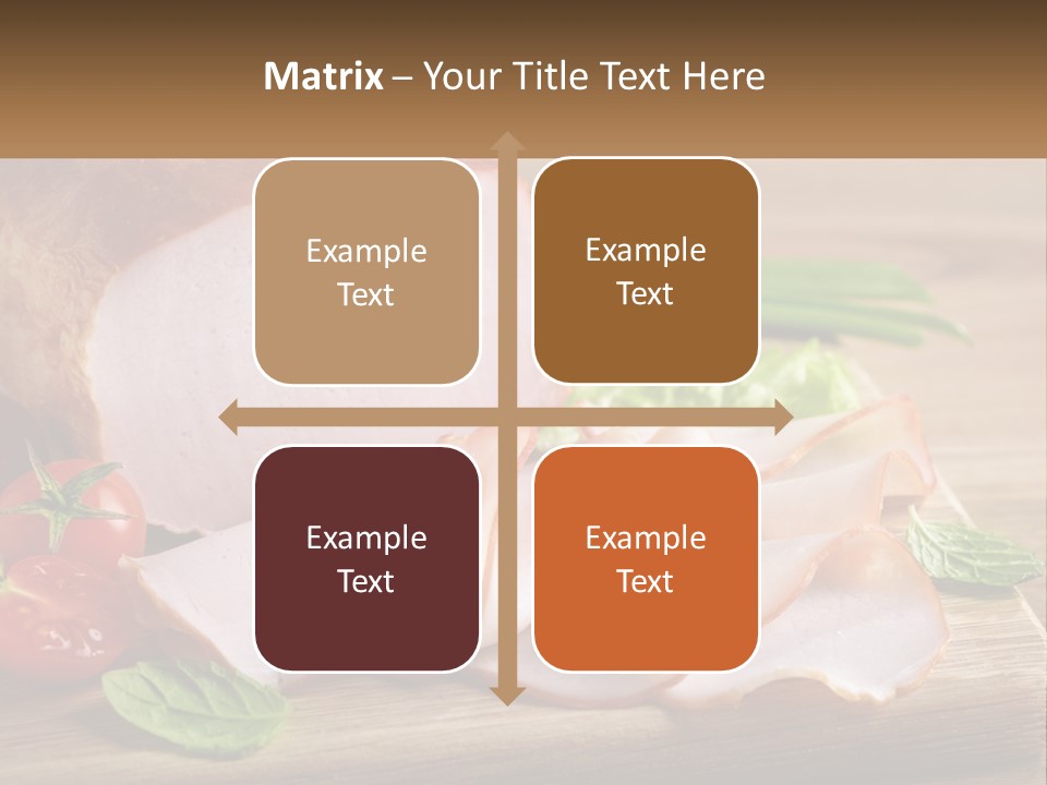 Bacon Cutting PowerPoint Template