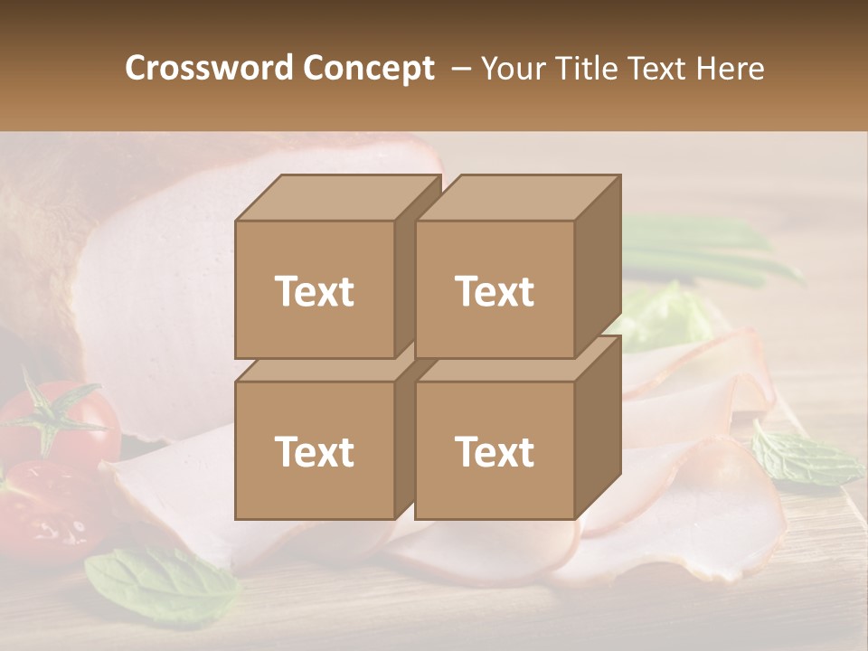 Bacon Cutting PowerPoint Template