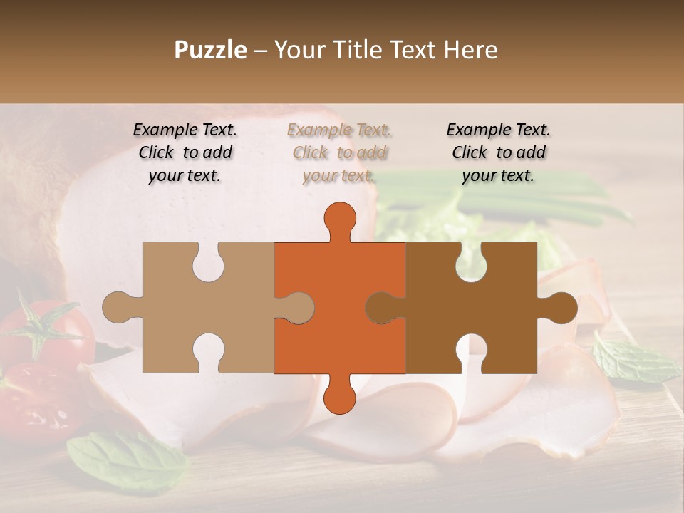 Bacon Cutting PowerPoint Template