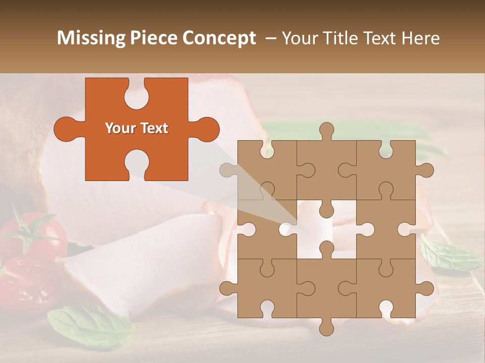 Bacon Cutting PowerPoint Template