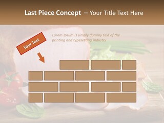 Bacon Cutting PowerPoint Template