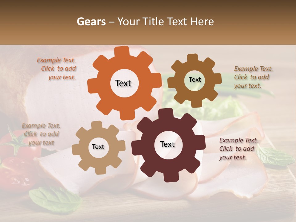 Bacon Cutting PowerPoint Template