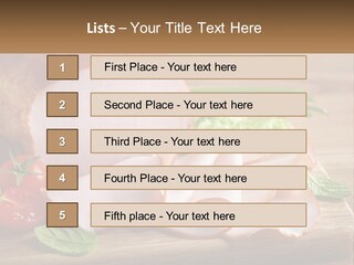 Bacon Cutting PowerPoint Template