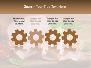Bacon Cutting PowerPoint Template