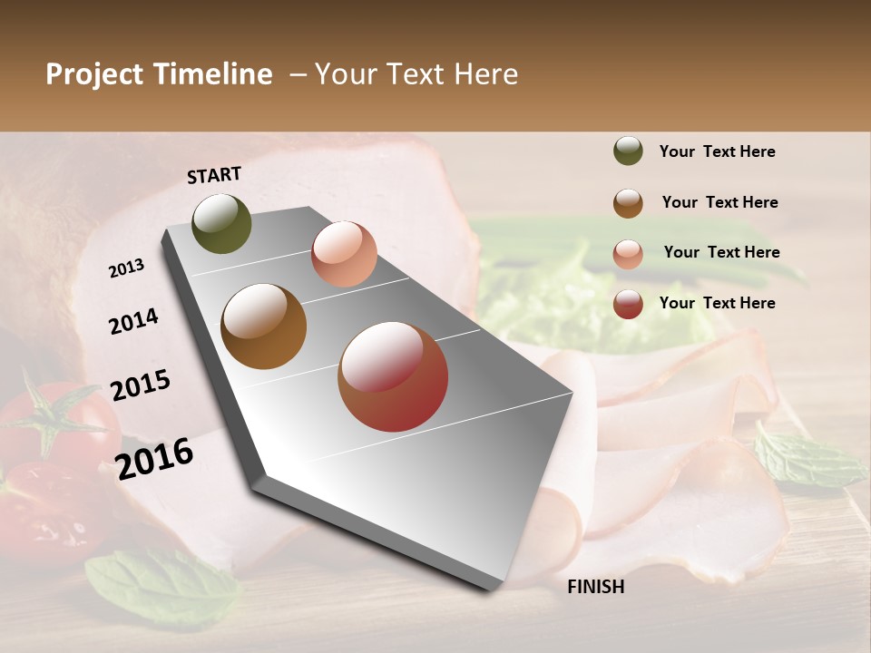 Bacon Cutting PowerPoint Template