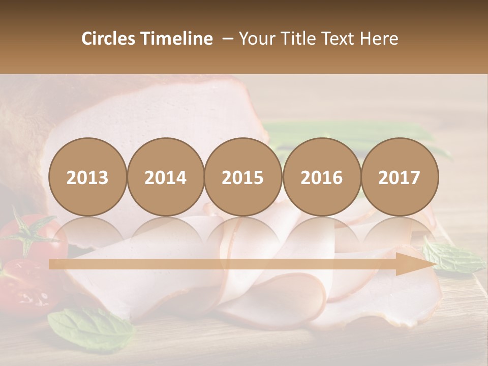 Bacon Cutting PowerPoint Template