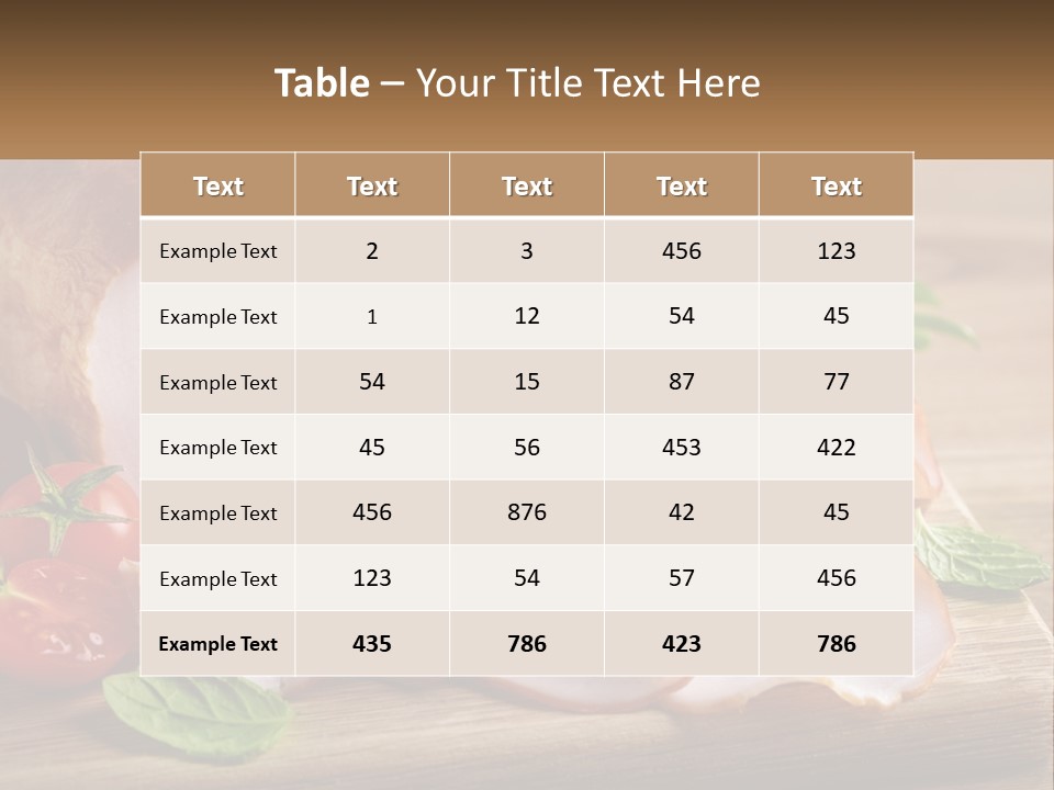 Bacon Cutting PowerPoint Template