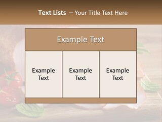 Bacon Cutting PowerPoint Template