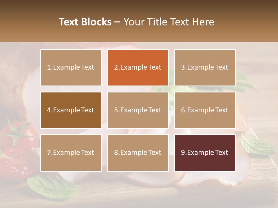 Bacon Cutting PowerPoint Template