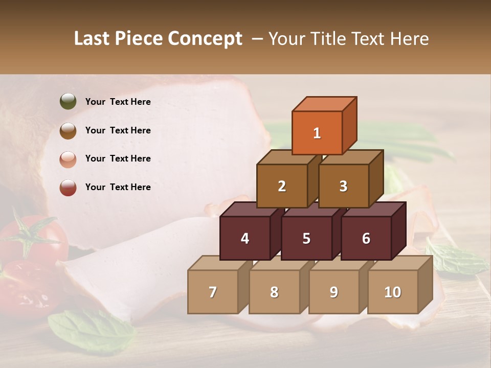 Bacon Cutting PowerPoint Template