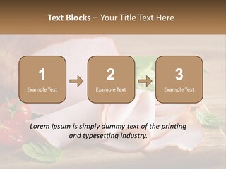 Bacon Cutting PowerPoint Template