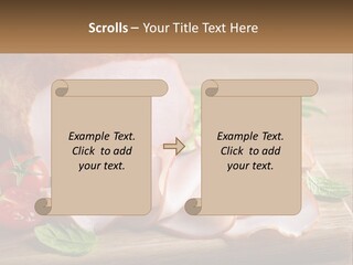 Bacon Cutting PowerPoint Template