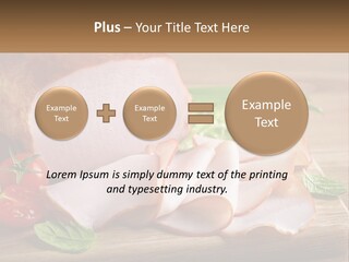 Bacon Cutting PowerPoint Template