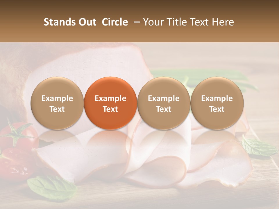 Bacon Cutting PowerPoint Template