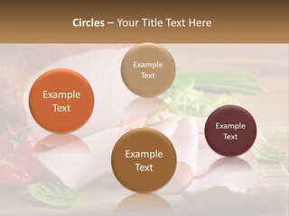 Bacon Cutting PowerPoint Template