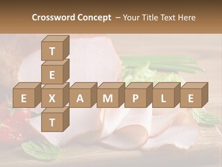 Bacon Cutting PowerPoint Template